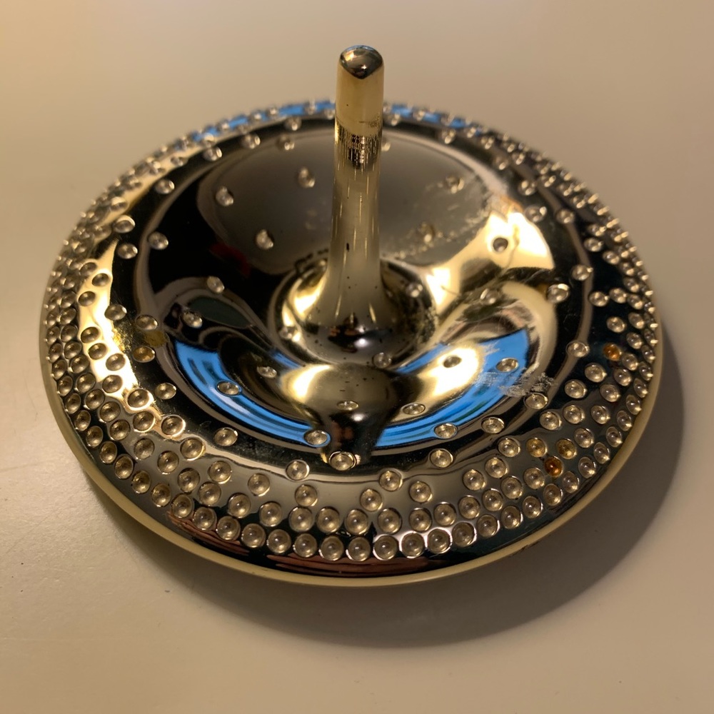 Nambe silver ring holder